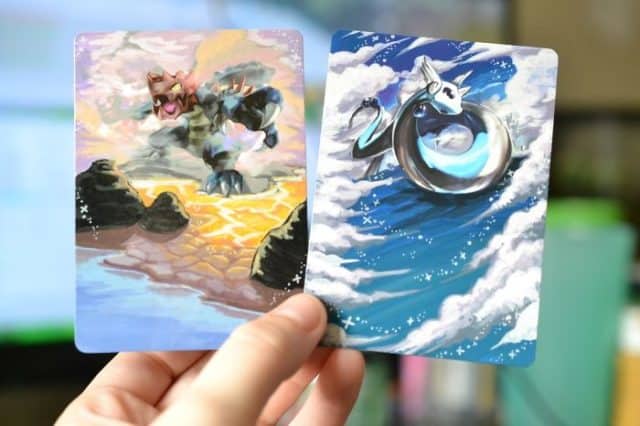 Guy Brings Old Pokemon Cards Back To Life By Repainting Them