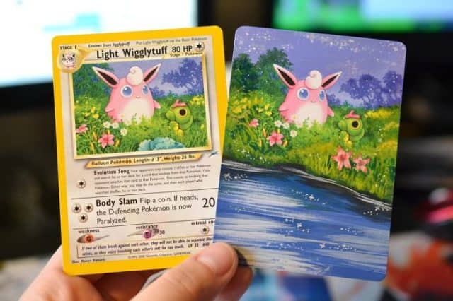 Guy Brings Old Pokemon Cards Back To Life By Repainting Them