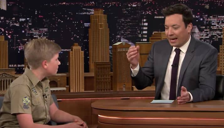 Steve Irwin’s Son Robert Continues Legacy on The Tonight Show