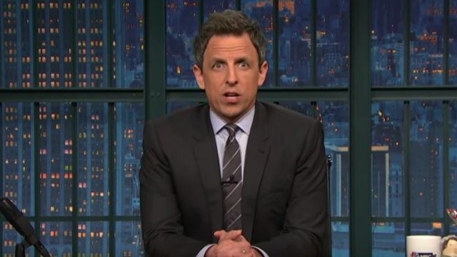 Seth Meyers Gives a Late Night White House Press Briefing