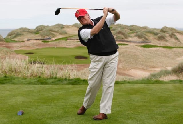 A Shocking Look at Trump&#8217;s First Month in Office: Golf, Tweets, and TV