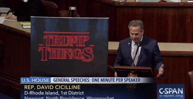 Congressman Channels “Stranger Things” in Speech about Donald Trump