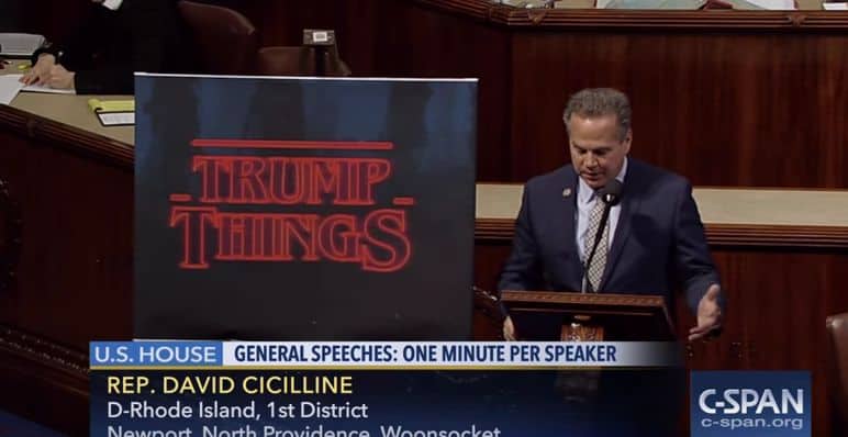 Congressman Channels “Stranger Things” in Speech about Donald Trump