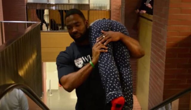 Justin Tuck Doing Sketch Comedy During his MBA Program at Wharton