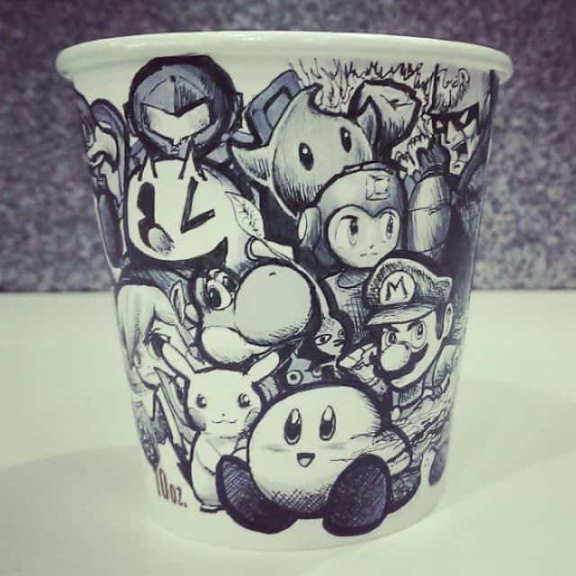 Nickelodeon Animator Illustrates Coffee Cups In Her Spare Time