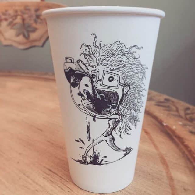 Nickelodeon Animator Illustrates Coffee Cups In Her Spare Time