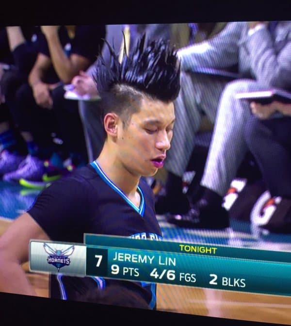 Jeremy Lin has a Ridiculous New Jimmy Neutron Haircut