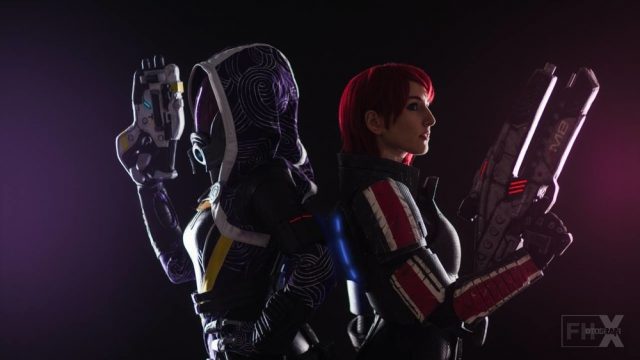 Impressive Mass Effect Cosplay Featuring Shepherd and Tali