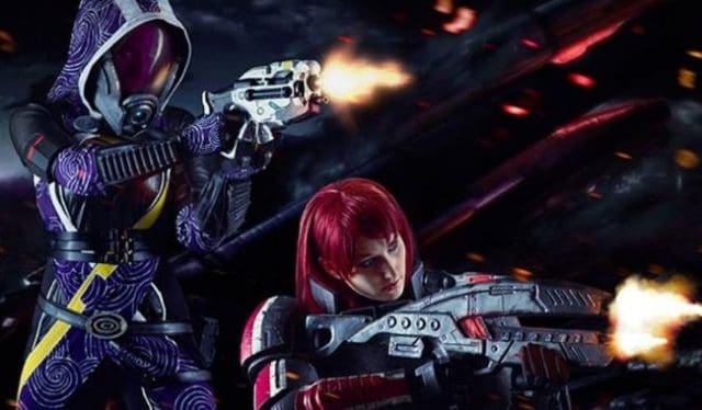 Impressive Mass Effect Cosplay Featuring Shepherd and Tali