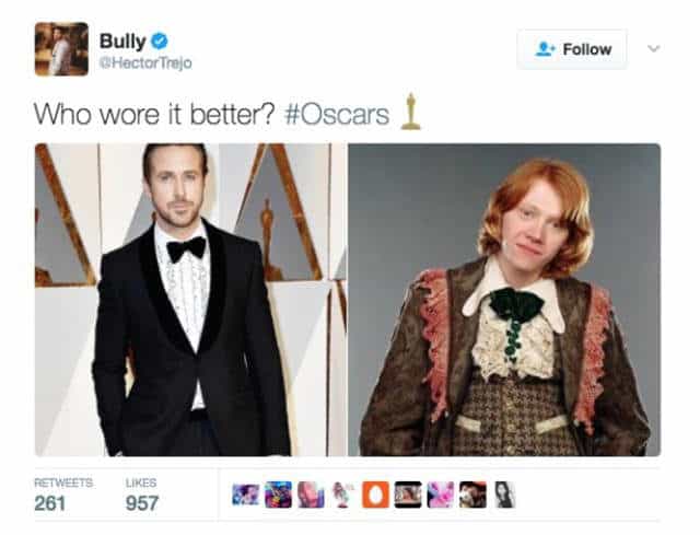 A Collection of Oscars Reactions Tweets that Nailed It