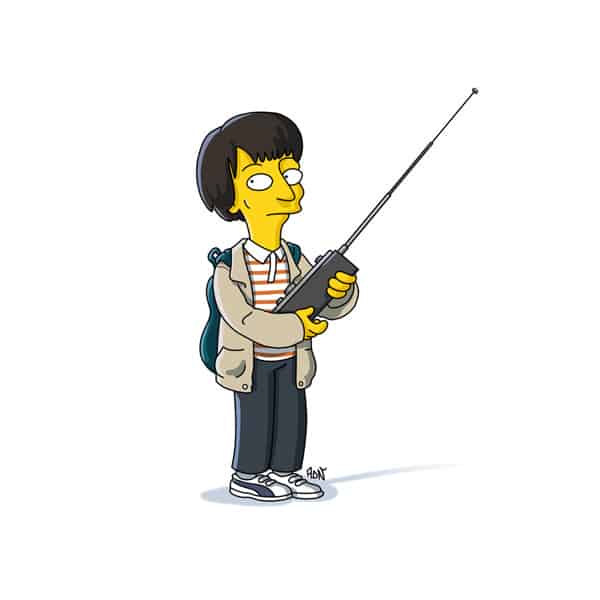 Check Out this Gallery of Stranger Things Simpsonized Fan Art