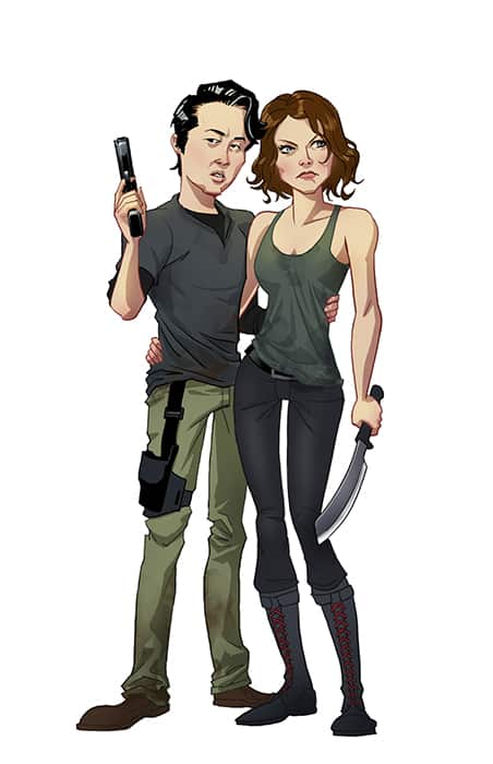 The Walking Dead Cartoon Style Fan Art That Doesn&#8217;t Get Old