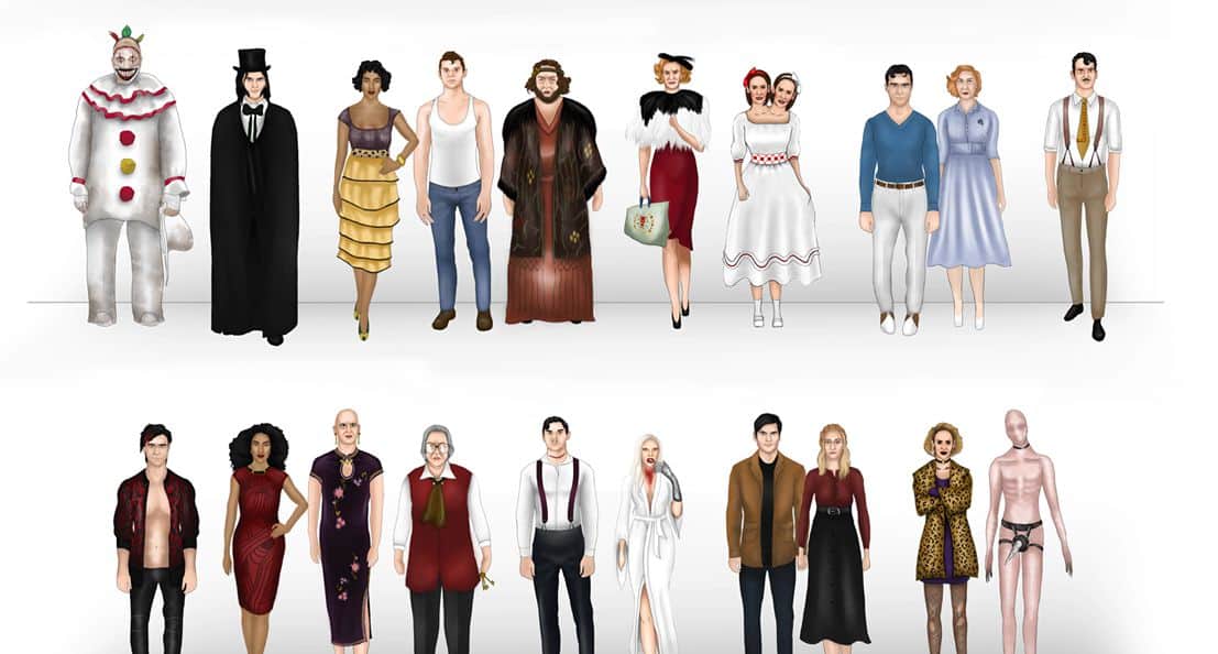 Every Important American Horror Story Character in One Giant Poster