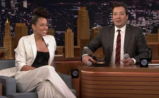 Alicia Keys Plays Wheel of Musical Impressions on The Tonight Show