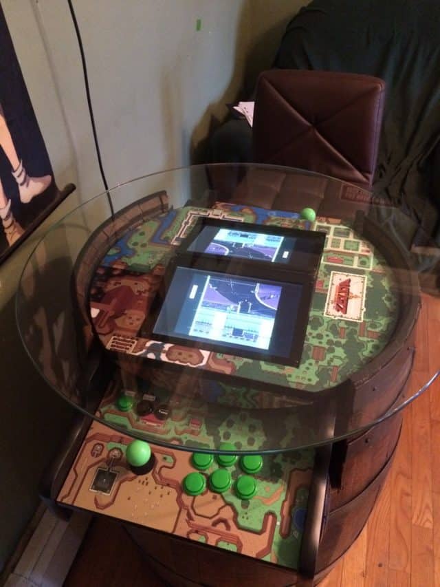 Guy Builds a Legend of Zelda Barrel Arcade Machine