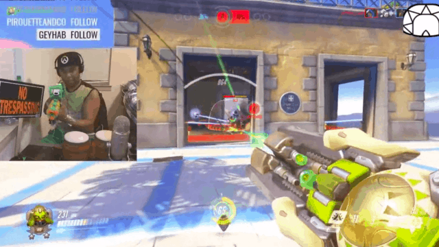 Overwatch Player Uses Bongos and a Nerf Gun to Play Orisa