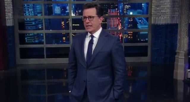 Stephen Colbert Reminds Donald Trump that Low Scores are a Bad Thing