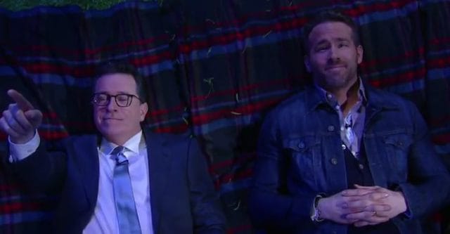 Ryan Reynolds and Stephen Colbert Contemplate Life&#8217;s Biggest Mysteries