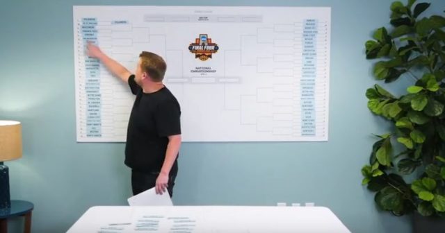 James Corden Attempting an NCAA Bracket Couldn&#8217;t Be More British