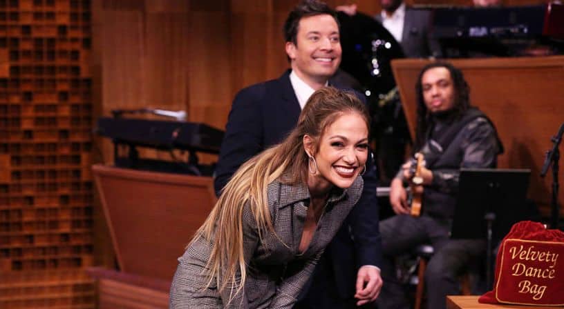 Jennifer Lopez and Jimmy Fallon Make up Dance Moves in Hilarious Battle