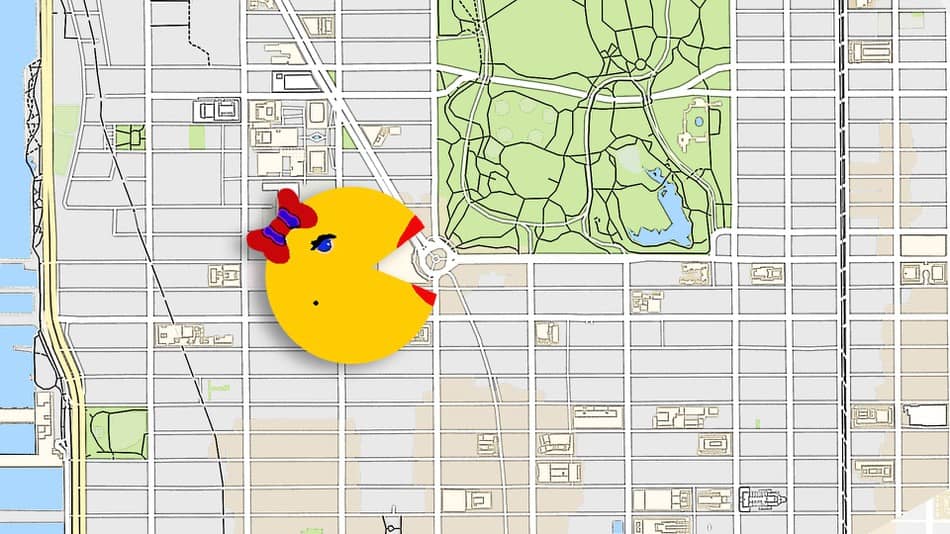 Google Maps is Letting You Play Ms. Pac-Man for a Limited Time