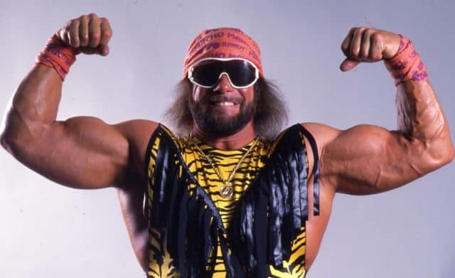 Guy Dressed as Randy &#8220;Macho Man&#8221; Savage Takes on Winter Storm Stella