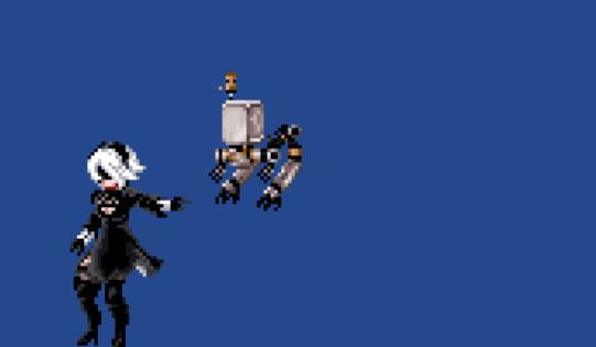 When Nier Automata Gets The 8-Bit Video Game Treatment