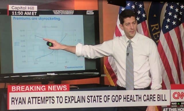 Paul Ryan Whips Out PowerPoint To Explain Healthcare To America