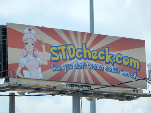 Pokemon is Taking Over the World:  STD Awareness Sign