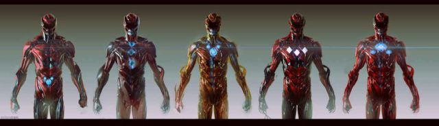 Early Power Rangers Design Concept Art Looks A Lot Like Iron Man