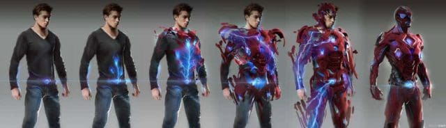 Early Power Rangers Design Concept Art Looks A Lot Like Iron Man