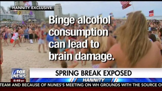 Sean Hannity and Fox News Release their Annual &#8220;Spring Break Exposed&#8221; Footage