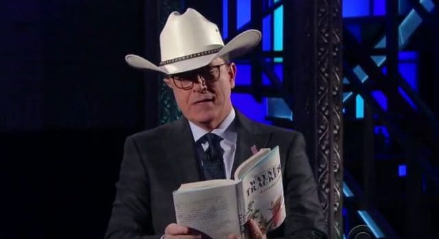 Stephen Colbert Poses as Rex Tillerson Posing as Wayne Tracker