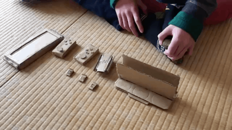 Little Boy Makes Cardboard Nintendo Switch Because Mom Won’t Buy Console