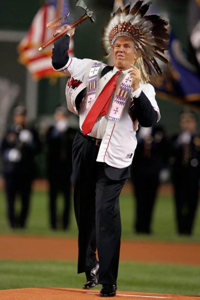 Photoshopping Donald Trump Throwing a Baseball