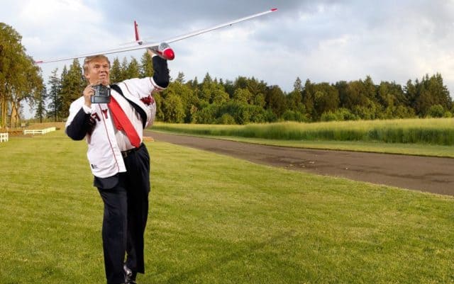 Photoshopping Donald Trump Throwing a Baseball