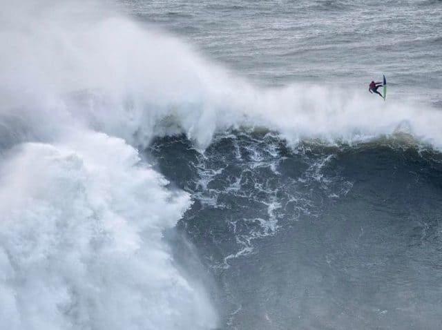 Watch Surfer Francisco Porcella Tame Ridiculously Massive Wave At Nazar