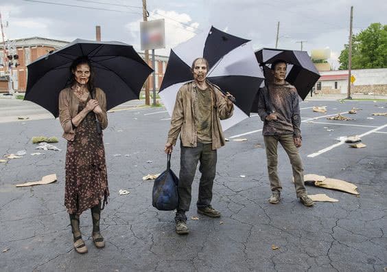 A Collection of Funny Behind the Scenes Pictures of The Walking Dead