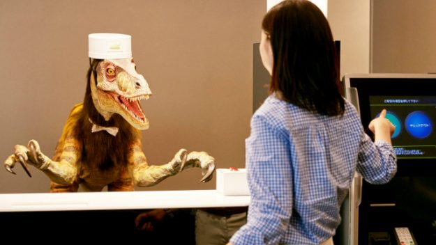 The Hen-na Hotel in Japan Has Robotic Dinosaurs to Greet You