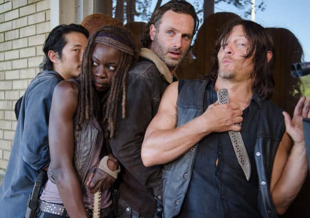 A Collection of Funny Behind the Scenes Pictures of The Walking Dead