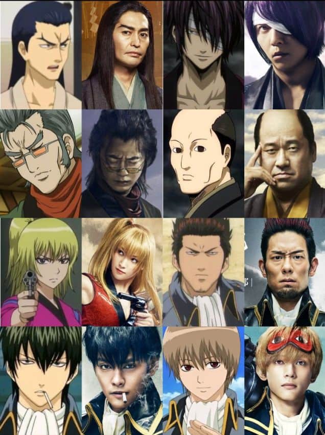 How Gintama Movie Actors Compare With Their Anime Counterparts