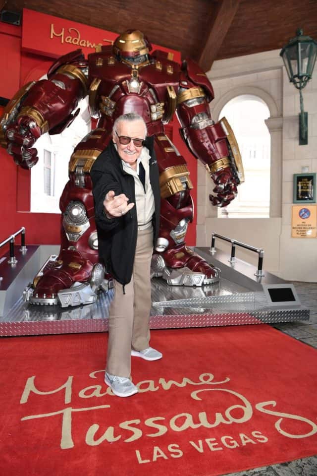 Stan Lee and Madame Tussauds Unveil Giant Hulkbuster Statue