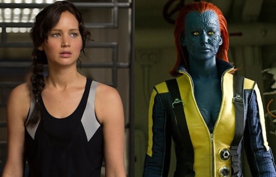 Jennifer Lawrence as Katniss Everdeen or Mystique?