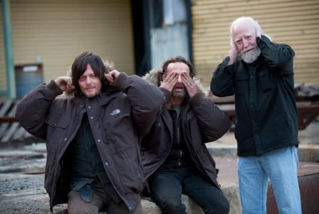 A Collection of Funny Behind the Scenes Pictures of The Walking Dead