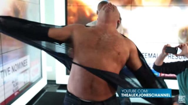 Psychologists Explain why Alex Jones Keeps Taking His Shirt Off