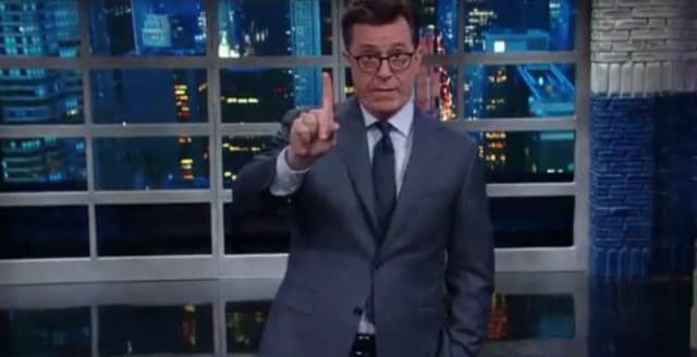 Stephen Colbert Analyzes Trump’s First 100 Days in Office