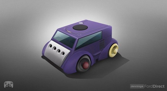 Eight Classic Gaming Consoles Redesigned as Cars