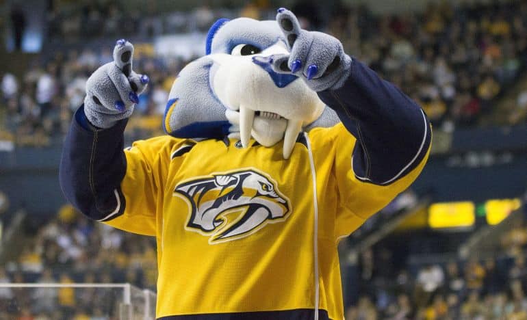 Nashville Predators Mascot 