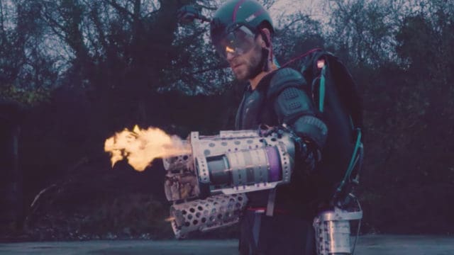 Iron Man Jetpack Suit Uses Mini Jet Engines for Flight and It&#8217;s a Little Freaky