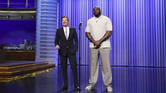 Shaq and Jimmy Fallon Perform Lip-Sync Duet on The Tonight Show